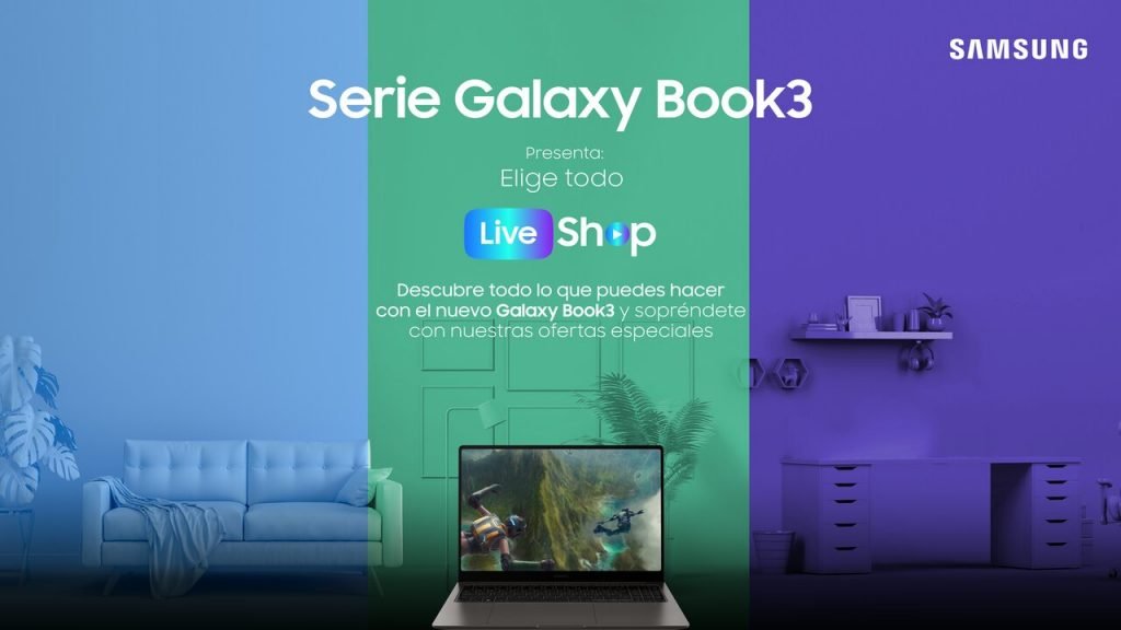 venta online de la nueva serie Galaxy Book3