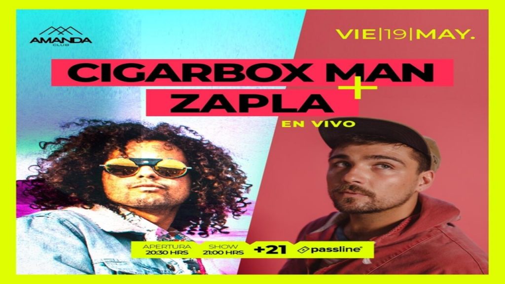Cigarbox Man se presenta en Club Amanda