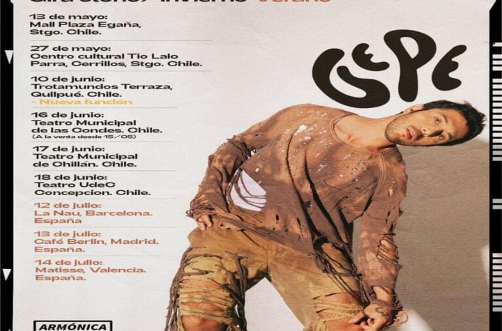 Gepe anuncia gira en Chile y España