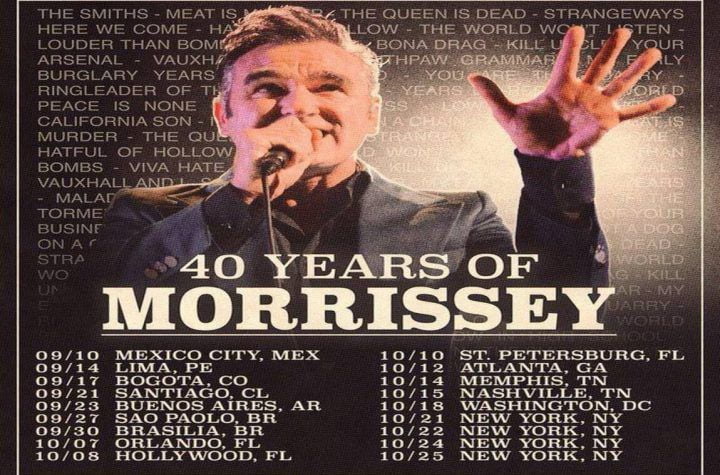 Morrissey anuncia gira mundial