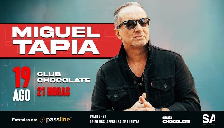 Miguel Tapia vuelve a los escenarios
