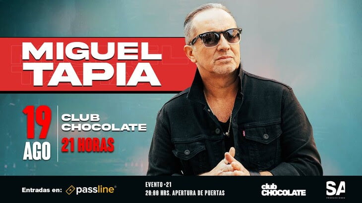 Miguel Tapia vuelve a los escenarios