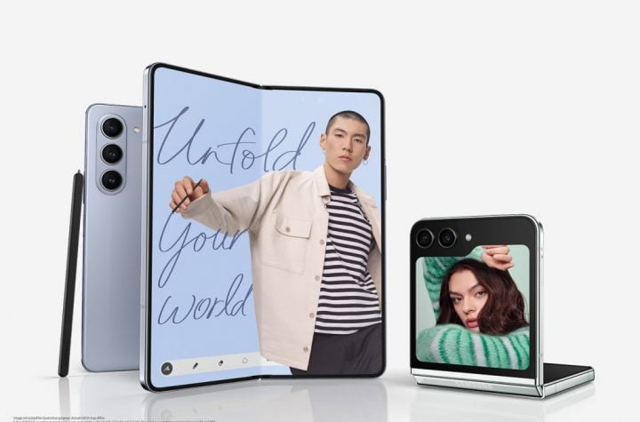 Galaxy Z Flip5 y el Galaxy Z Fold5