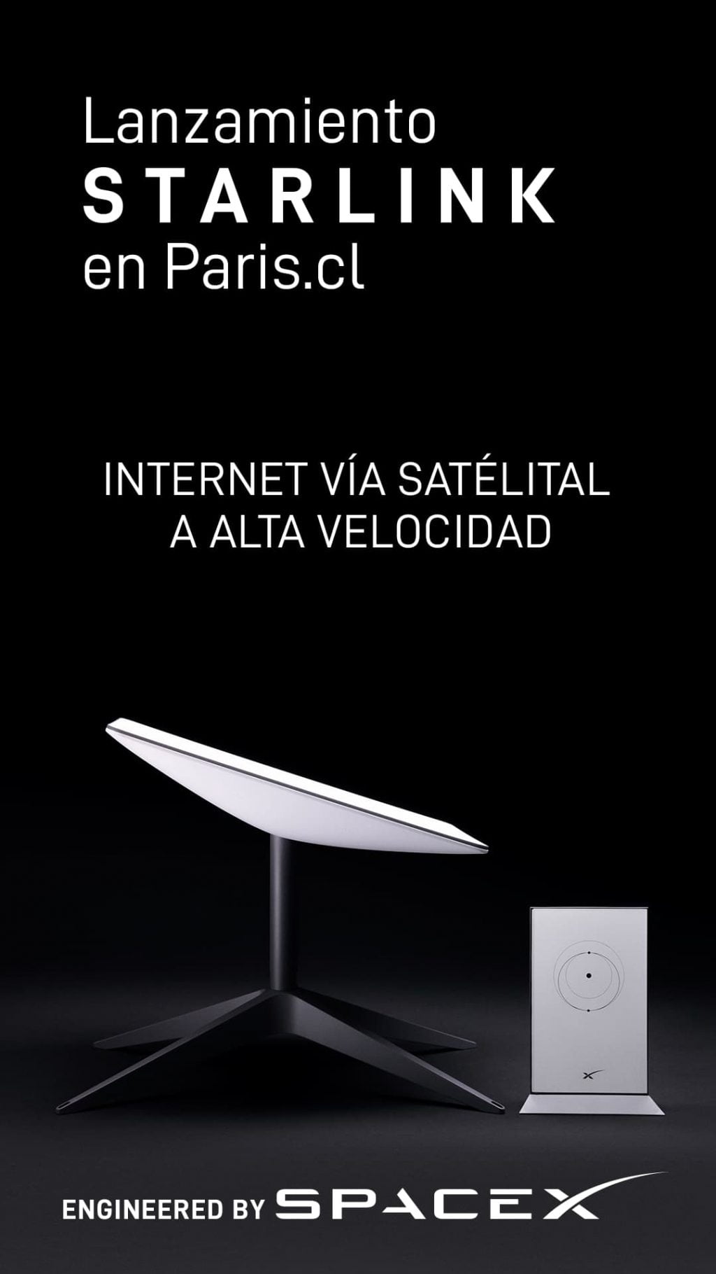 La internet satelital Starlink de SpaceX llega finalmente a Paris ...