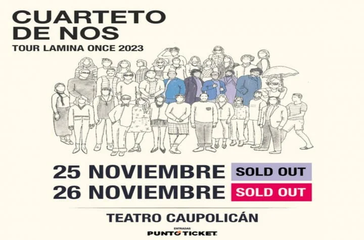 Cuarteto de Nos anuncia sold out de conciertos
