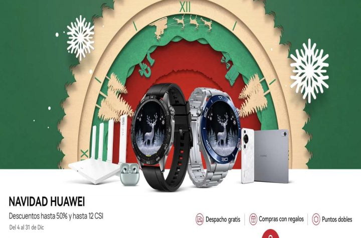 Huawei en navidad