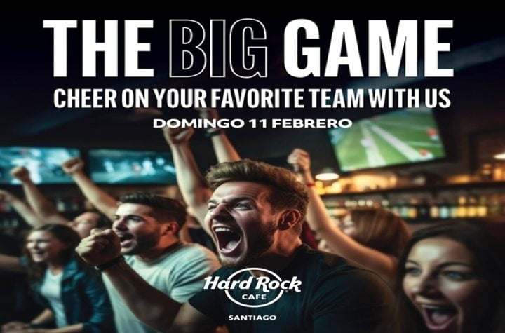 Final de Super Bowl en Hard Rock Cafe Santiago