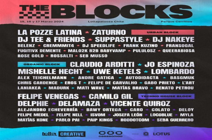 The Blocks por Lollapalooza Chile