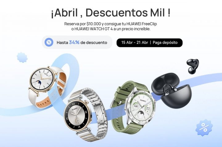 Huawei descuentos abril