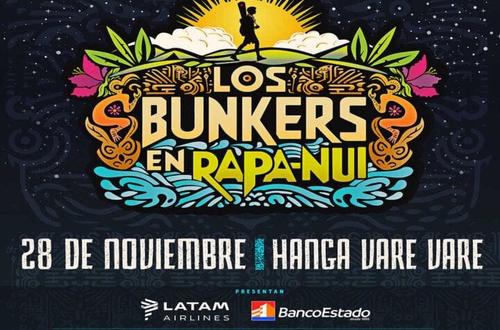 Los Bunkers en concierto en Rapa Nui