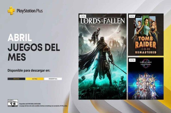 PlayStation Plus abril